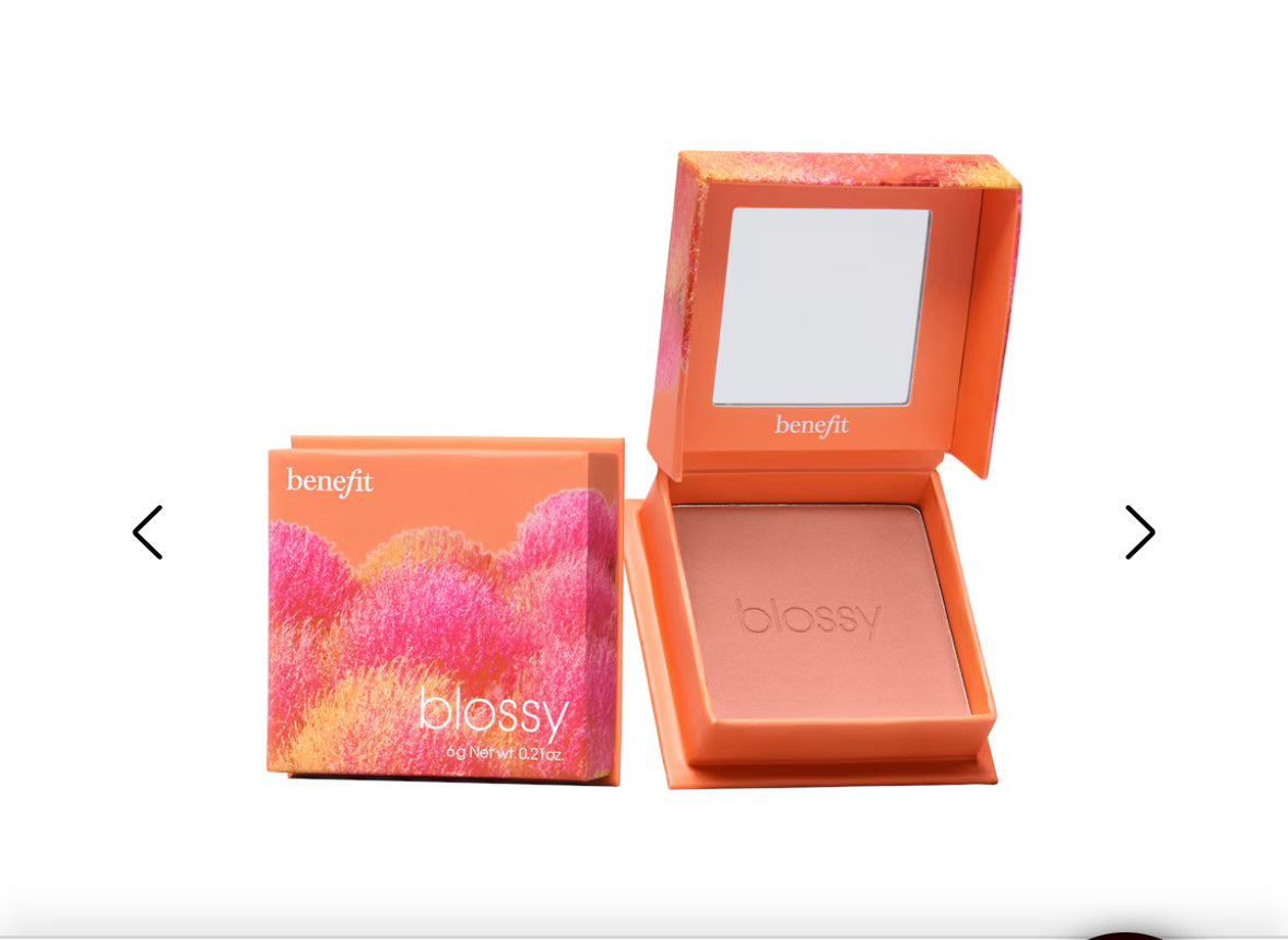 BENEFIT COSMETICS
Blossy - Blush color albicocca