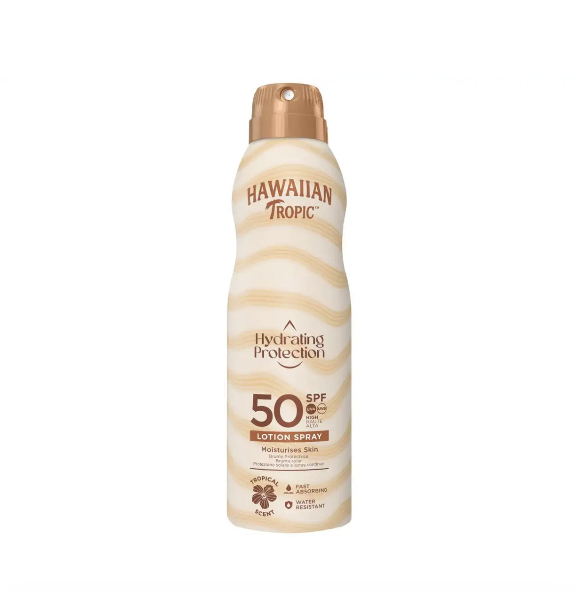 HAWAIIAN TROPIC
Hydrating Protection Can Spray SPF50