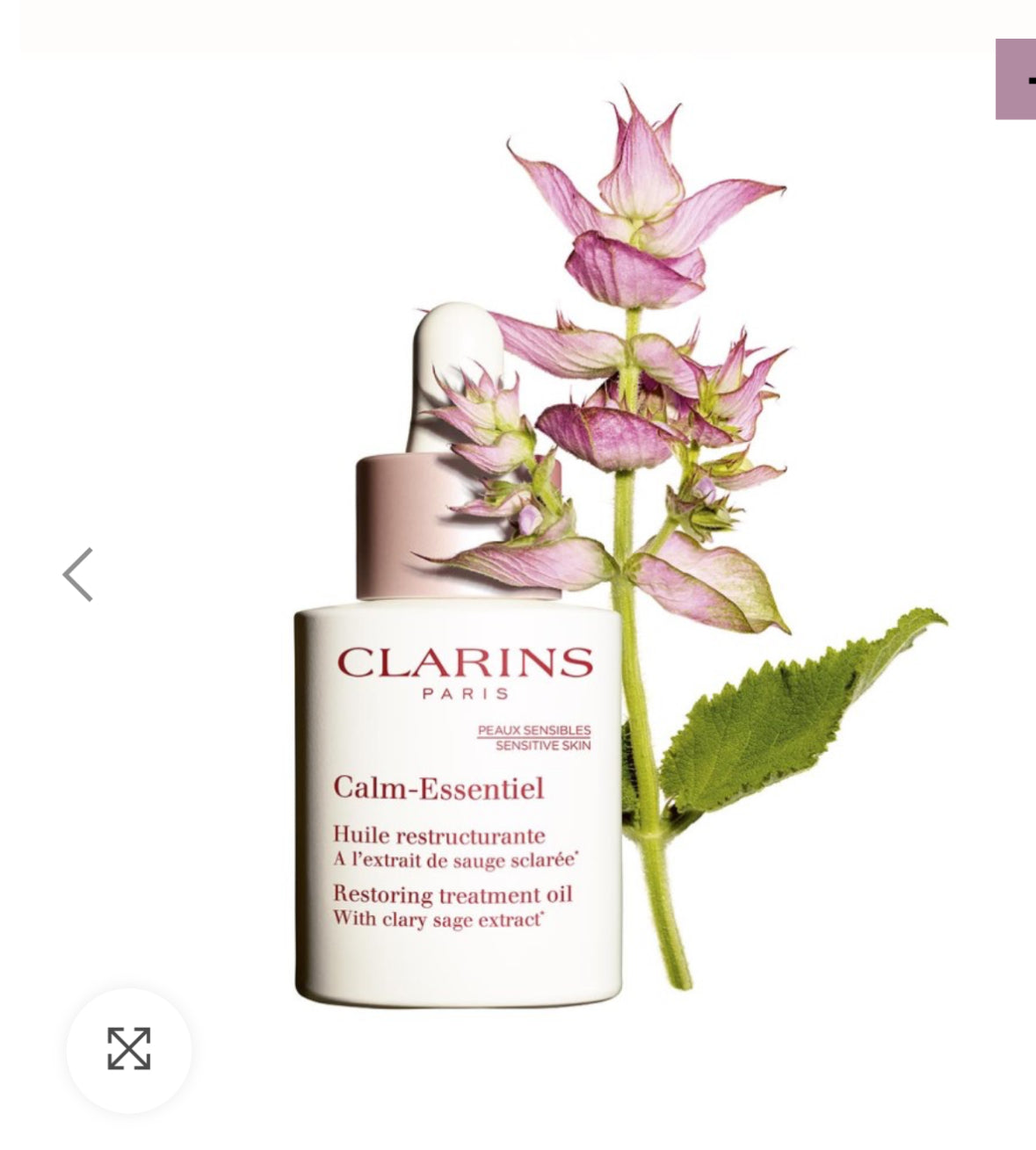 Clarins
Calm-Essentiel Huile Restructurante
Olio Viso