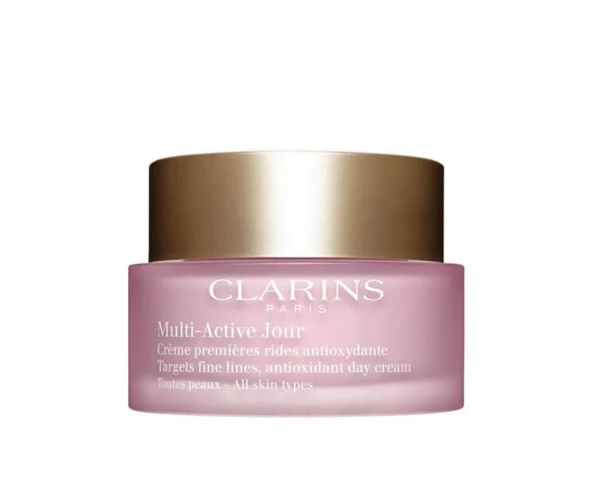CLARINS crema giorno contro le prime rughe ,antiossidante,pelle secca
