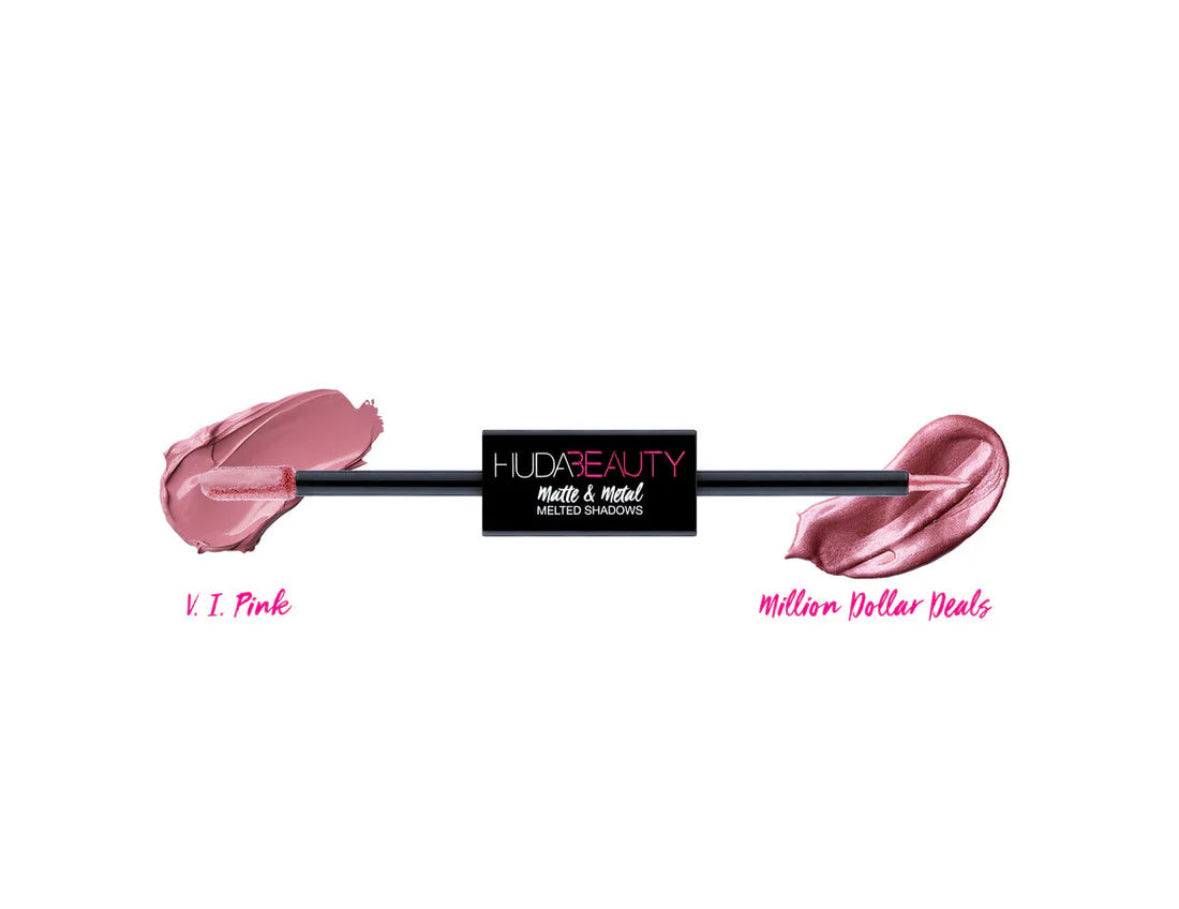 Huda Beauty - Matte & Metal Melted Shadows - Ombretto matte e metallizzato -