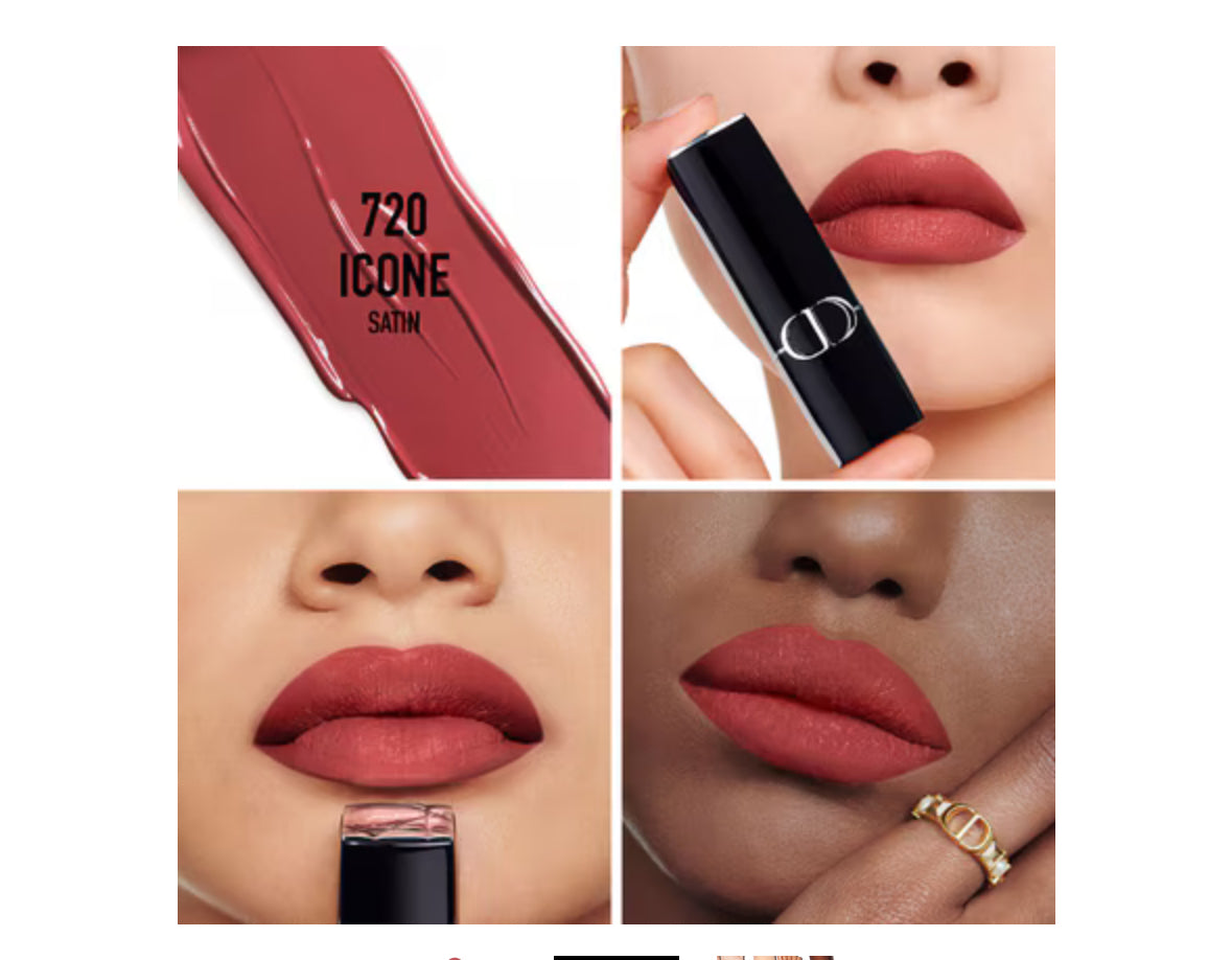 DIOR
ROUGE DIOR SATIN
Rossetto - Comfort e Lunga Tenuta - Trattamento Floreale Idratante