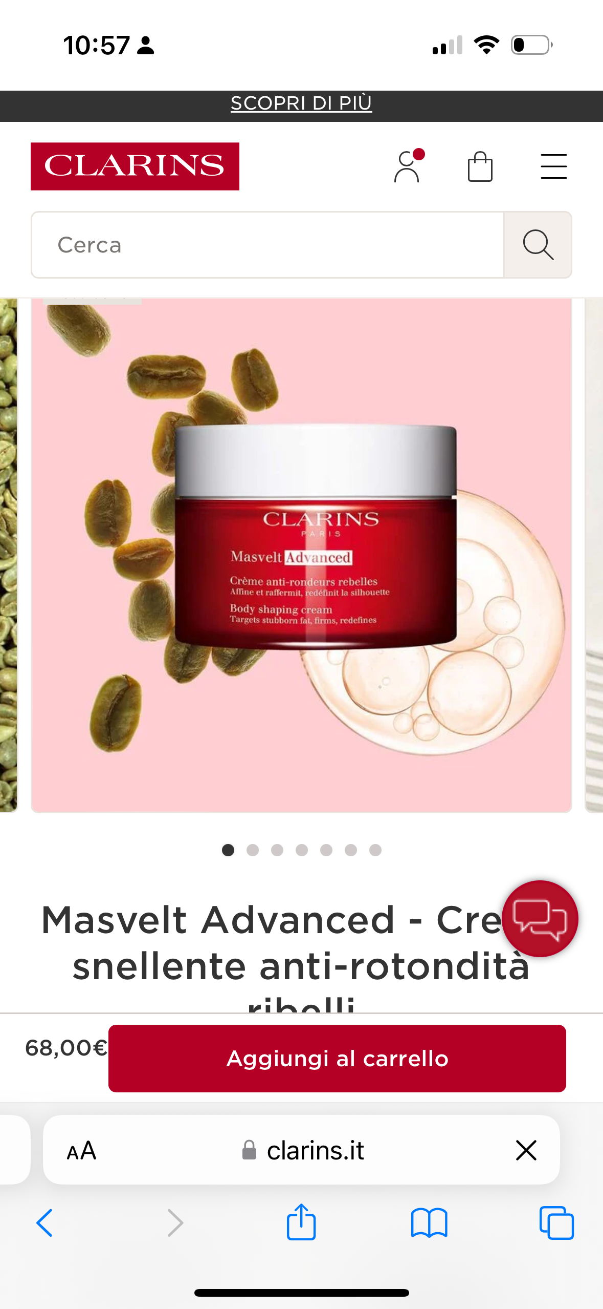 Masvelt Advanced - Crema snellente anti-rotondità ribelli