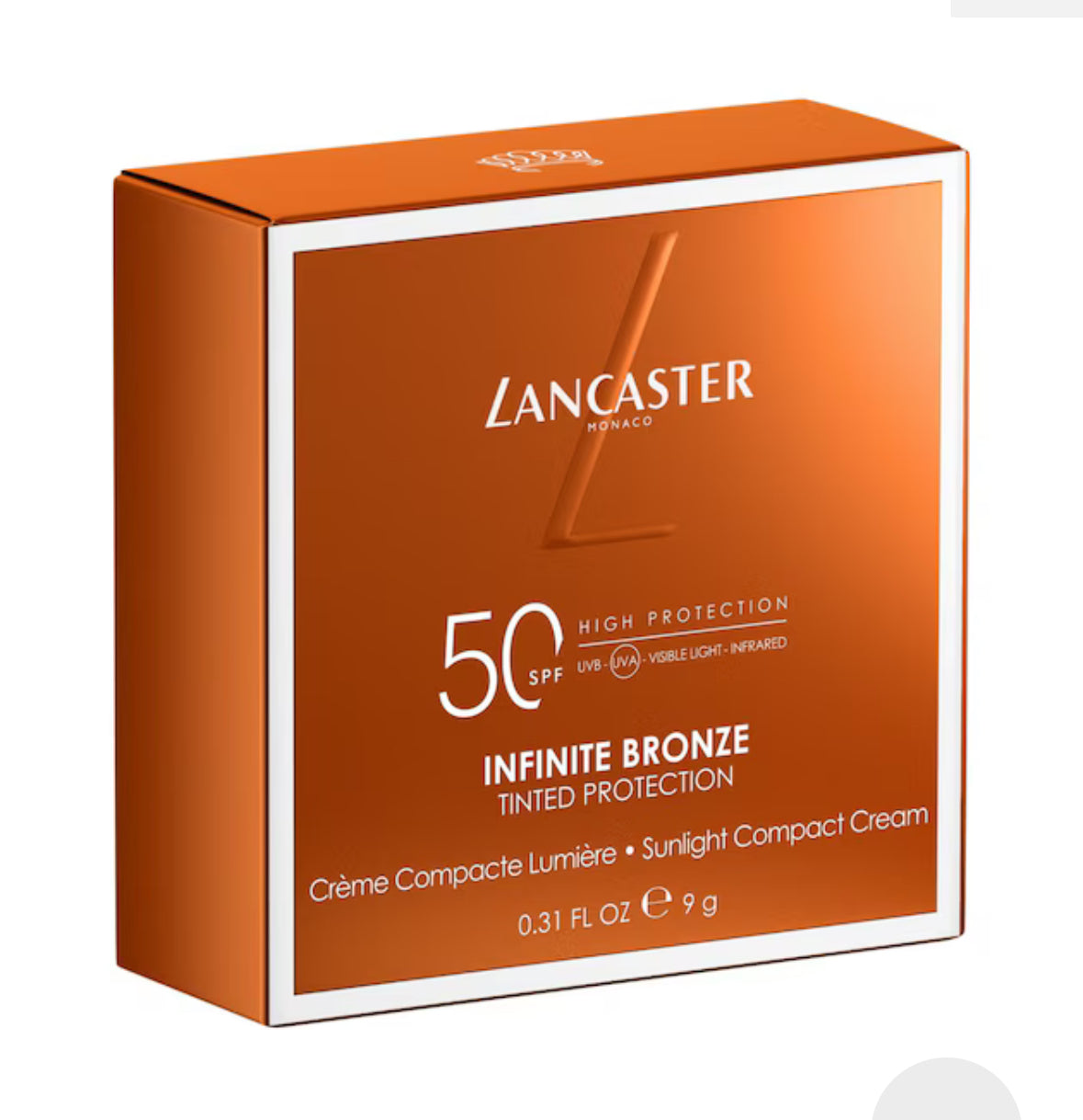 FONDOTINTA INFINITE BRONZE TINTED PROTECTION SUNLIGHT COMPACT CREAM SPF50
Fondotinta