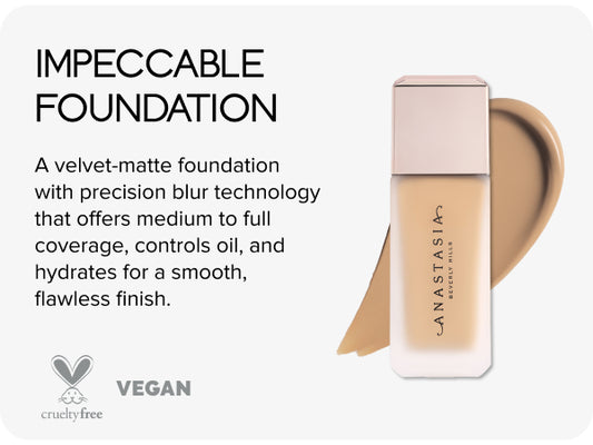 IMPECCABLE BLURRING SECOND SKIN MATTE FOUNDATION - Fondotinta