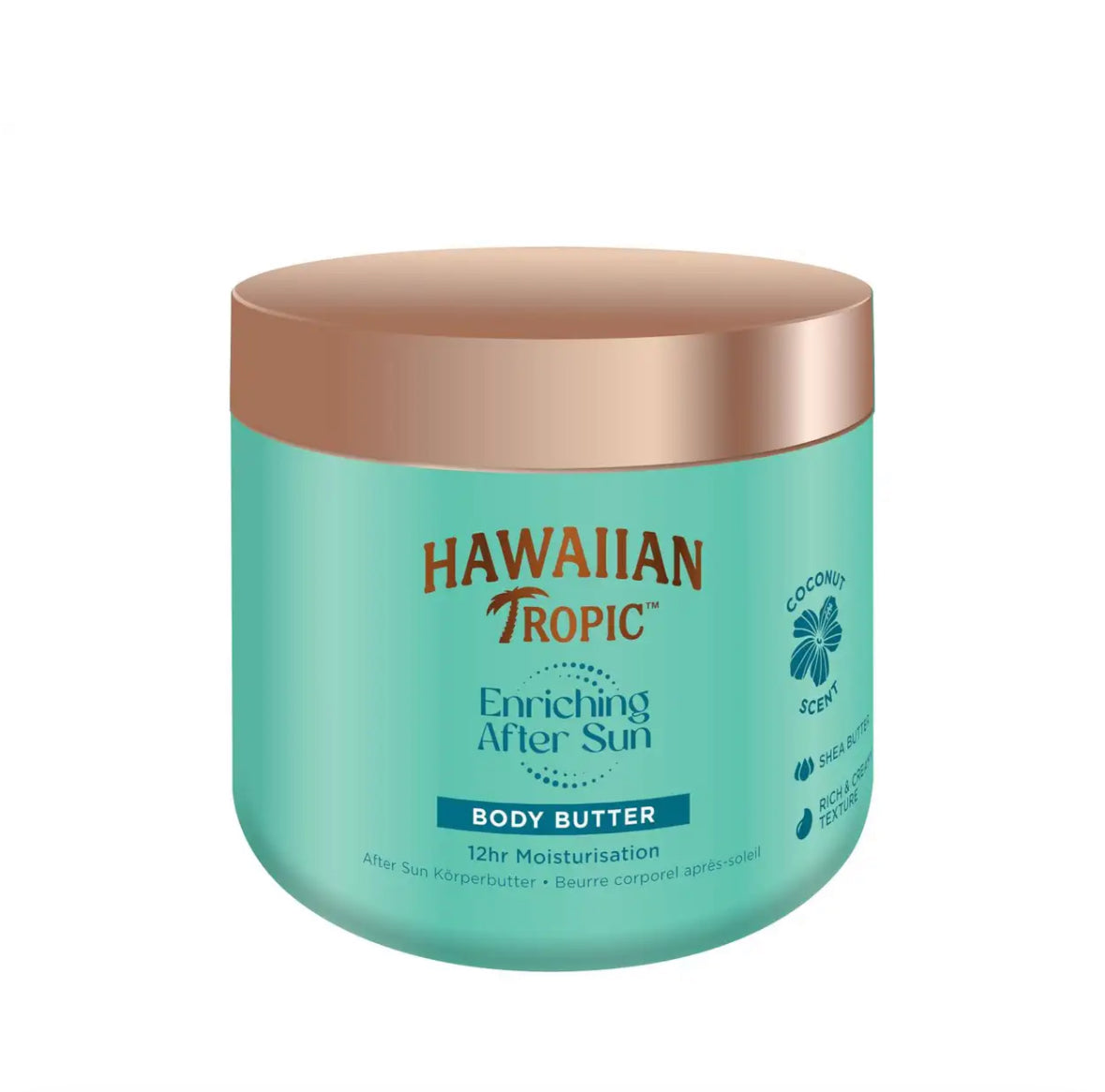 HAWAIIAN TROPIC
Enriching After Sun Body Butter

Enriching After Sun
Crema corpo idratante dopo sole.