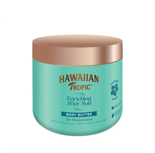HAWAIIAN TROPIC
Enriching After Sun Body Butter

Enriching After Sun
Crema corpo idratante dopo sole.
