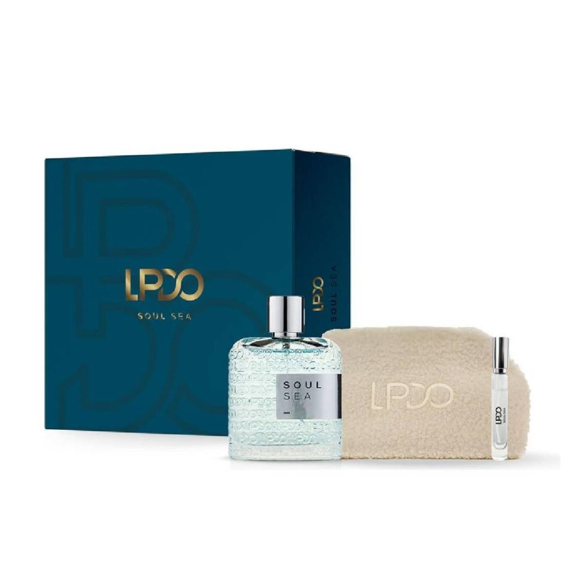 Immergiti nell'anima del mare con il Cofanetto LPDO Soul Sea: Eau de Parfum Intense 100ml, Travel Size 10ml e Pochette elegante. Un'esperienza olfattiva unisex tra brezza marina, legni nobili e ambra — fresca, intensa e inconfondibile.