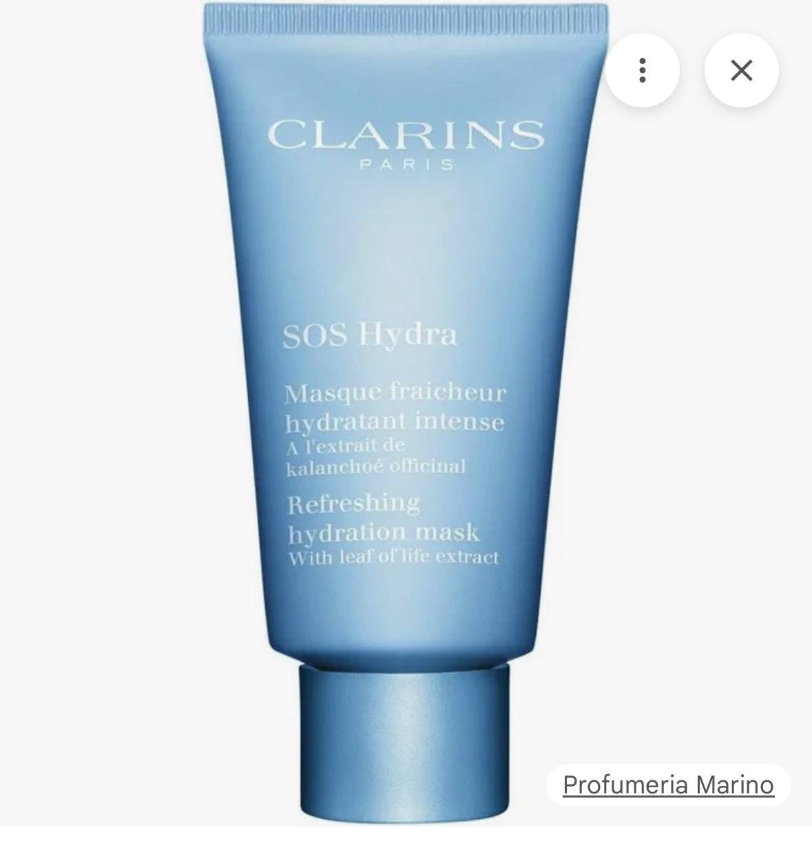 CLARINS SOS HYDRA maschera idratante intensiva
