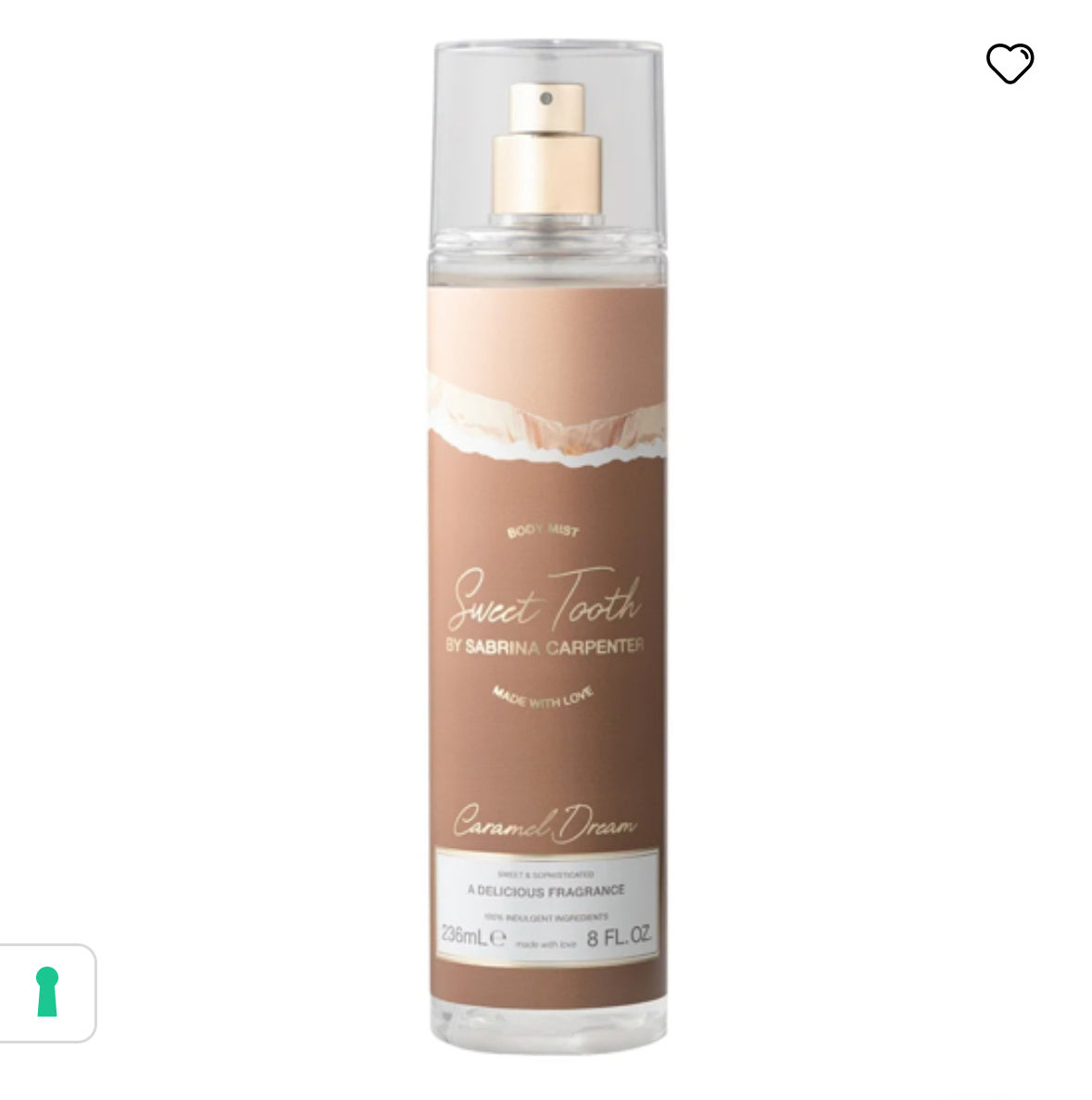 SABRINA CARPENTER spray corpo