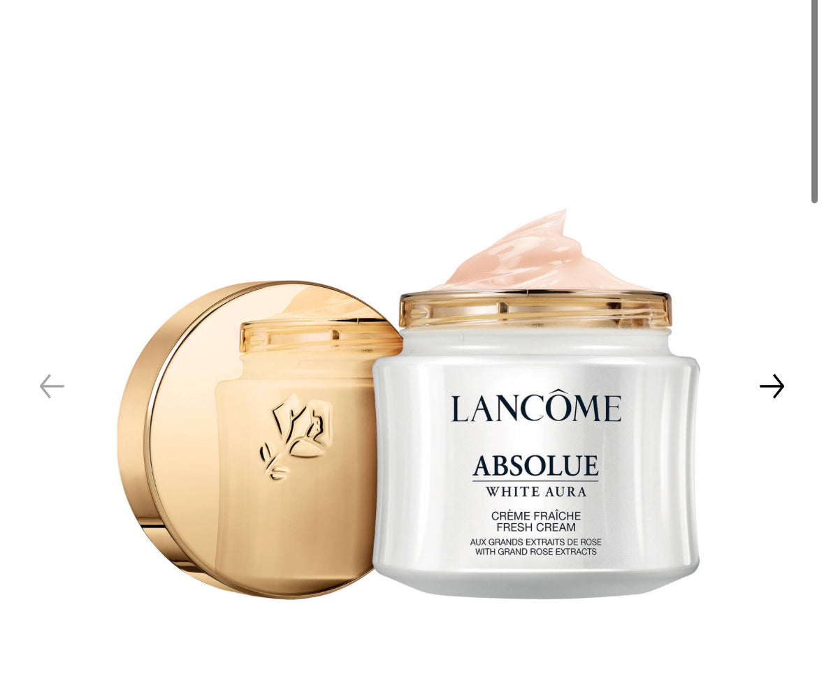 LANCOME premium aura crema rigenerante illuminate con estratto di rosa 60 ml