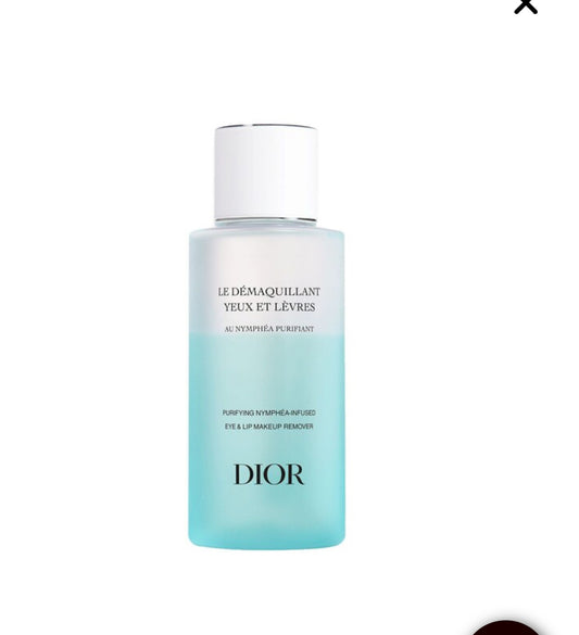 DIOR
Struccante Occhi e Labbra – Trattamento bifase, estratto di ninfea purificante