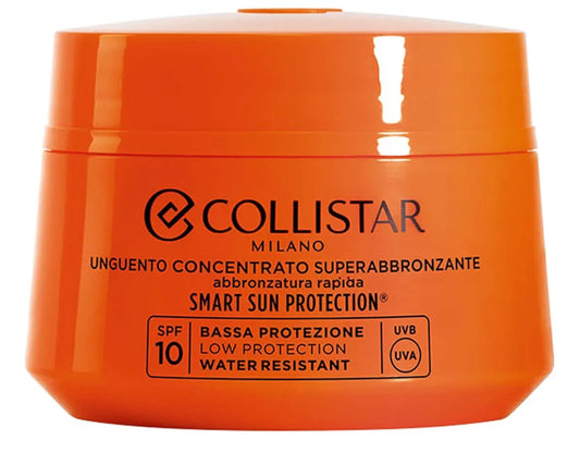 Collistar Unguento Concentrato Superabbronzante SPF 10, Per un'abbronzatura estremamente rapida e intensa, Water Resistant, 150ml