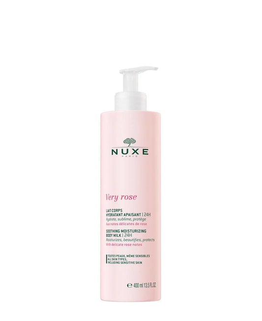 Nuxe Very Rose - Latte Corpo Idratante Lenitivo 24H, 400ml